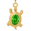 Olivia Riegel Turtle Drop Earrings Peridot