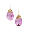 Olivia Riegel Pink Briolette Crystal Earrings