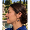 Olivia Riegel Blue Enamel Egg Hoop Earrings