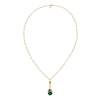 Olivia Riegel Malachite Egg Pendant Necklace