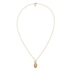 Olivia Riegel Pavé Crystal Egg Pendant Necklace