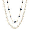 Olivia Riegel Glass Pearl & Hematite Double Strand Necklace