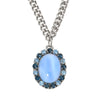 Olivia Riegel Silver Blue Moonstone Pendant Necklace
