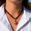 Olivia Riegel Jet Bead Lantern Necklace