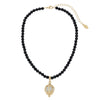 Olivia Riegel Jet Bead Lantern Necklace