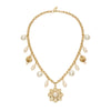 Olivia Riegel Gold Pearl Drop Necklace