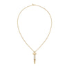 Olivia Riegel Gold Whistle Necklace with Crystals