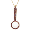 Olivia Riegel Enamel Magnifying Glass Necklace