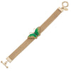 Olivia Riegel Enamel Butterfly Mesh Bracelet