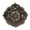 Olivia Riegel Bronze Brooch with Green Jewels