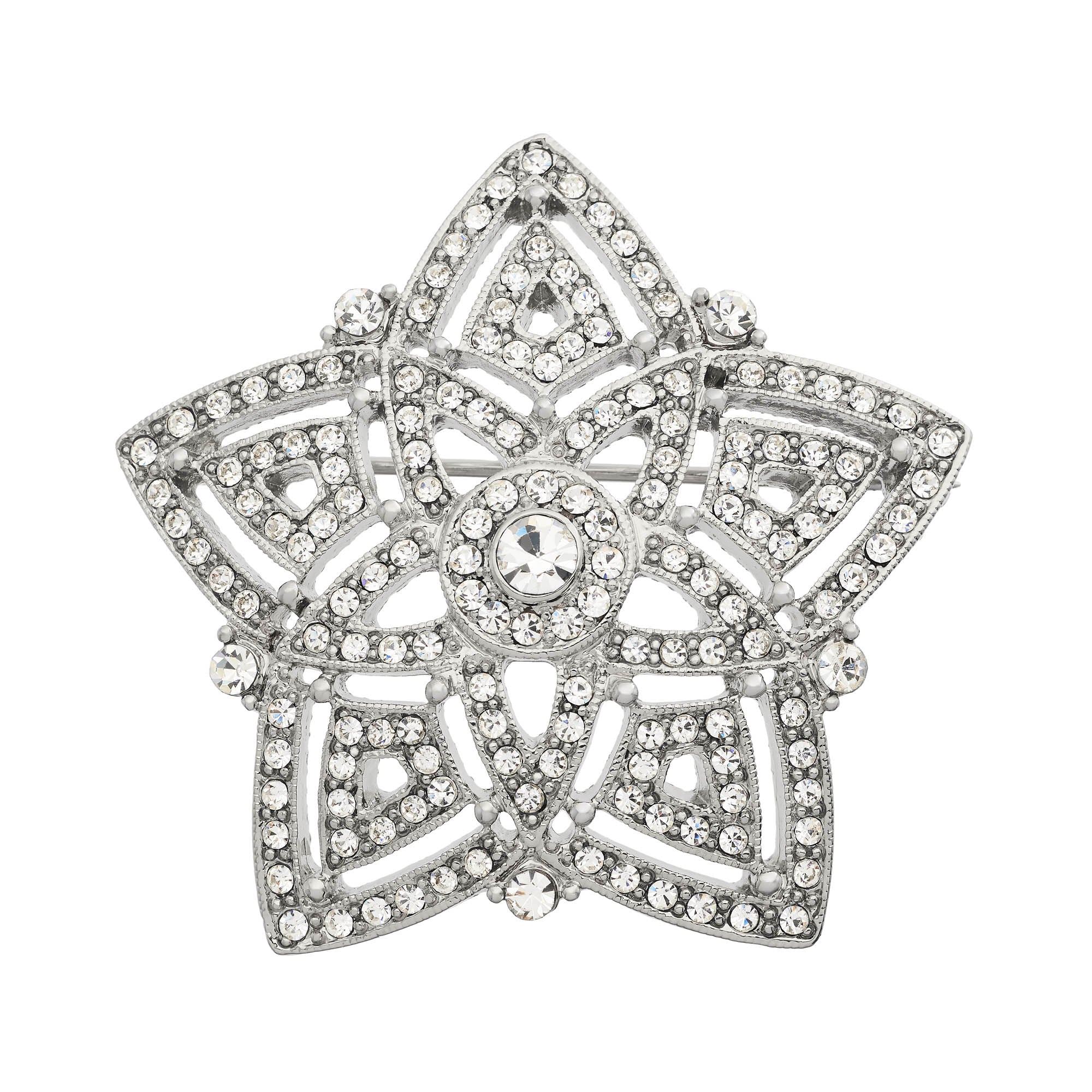 Olivia Riegel Star Brooch Silver