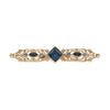 Olivia Riegel Bar Brooch with Sapphire Crystals