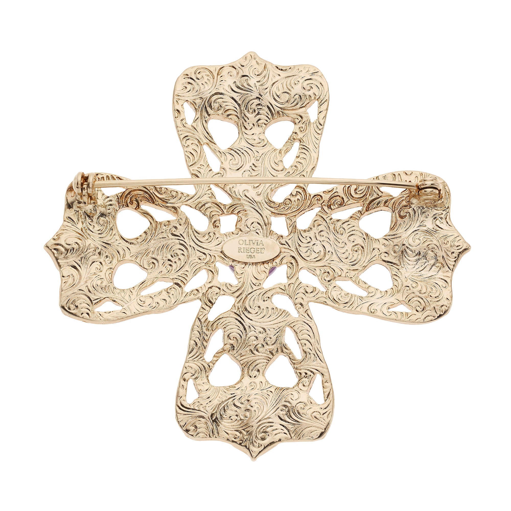 Olivia Riegel Maltese Cross Brooch