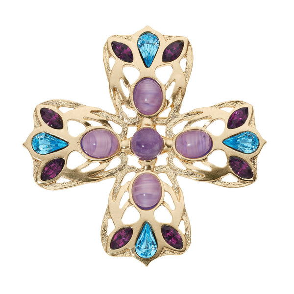 Olivia Riegel Maltese Cross Brooch