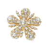 Olivia Riegel Flower Brooch with Crystals