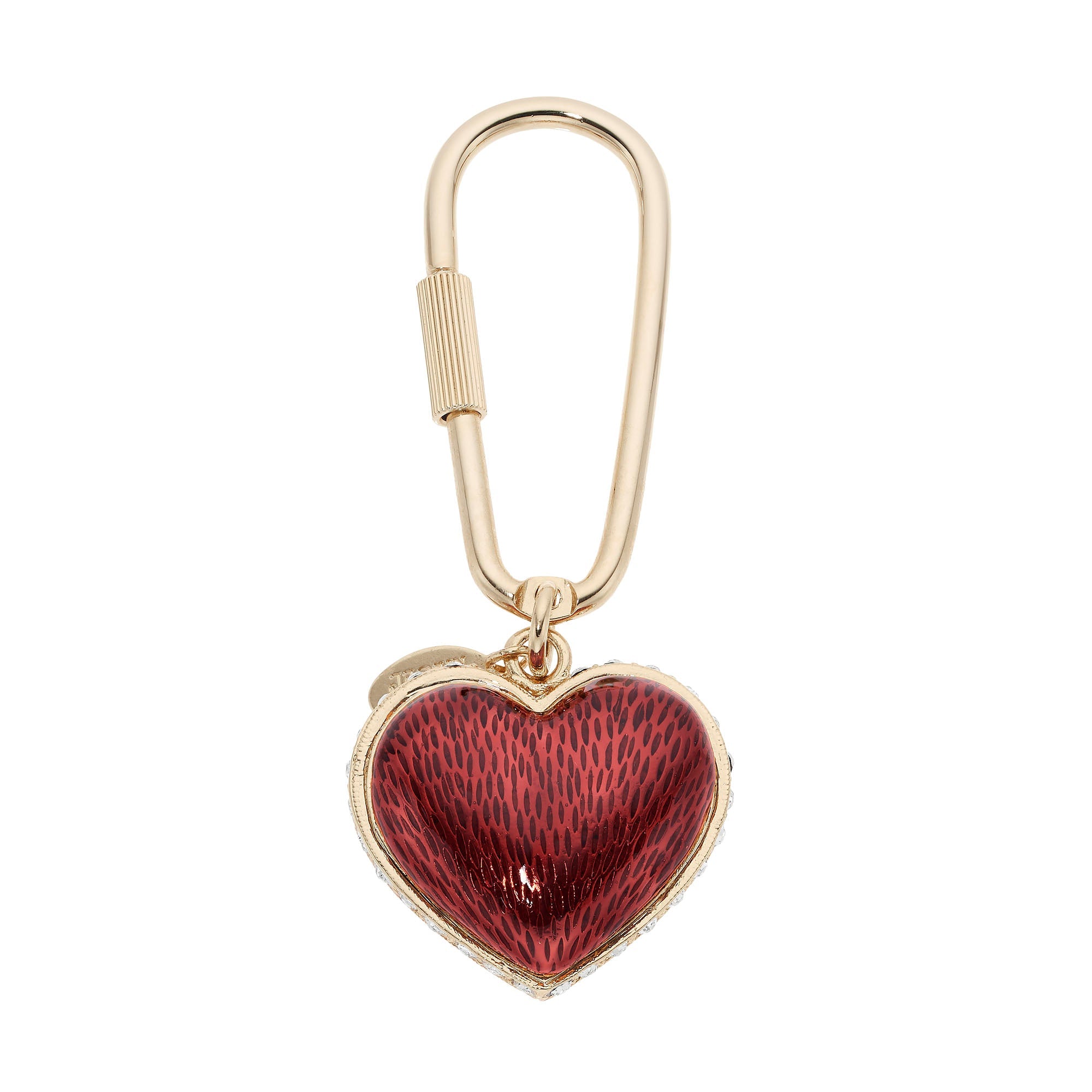 Olivia Riegel Red Enamel Heart Keychain