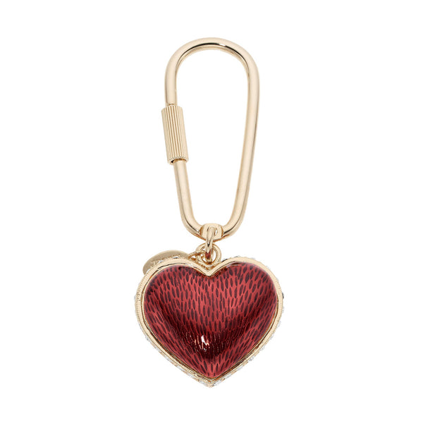 Olivia Riegel Red Enamel Heart Keychain