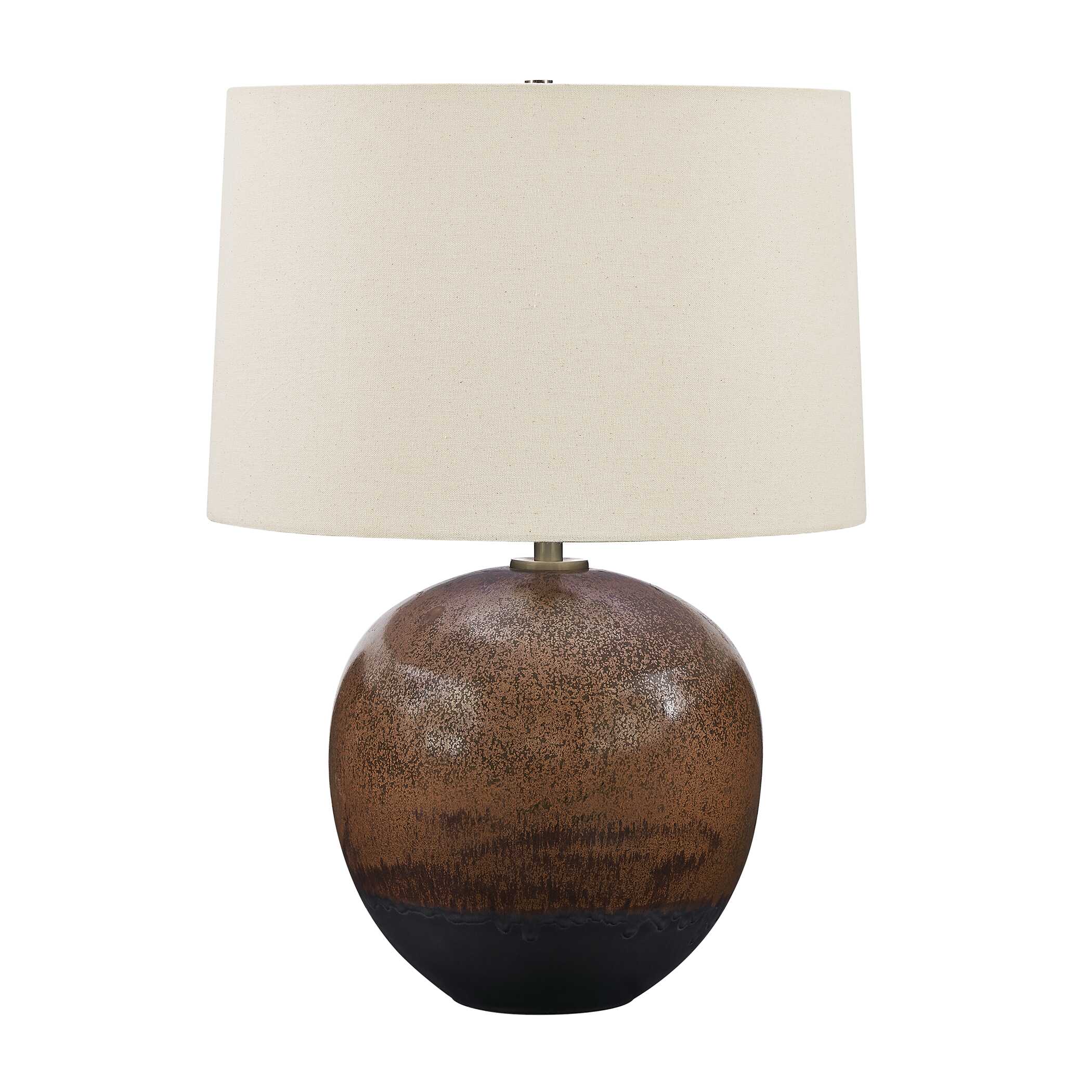 Uttermost Brownell Rust Brown Table Lamp