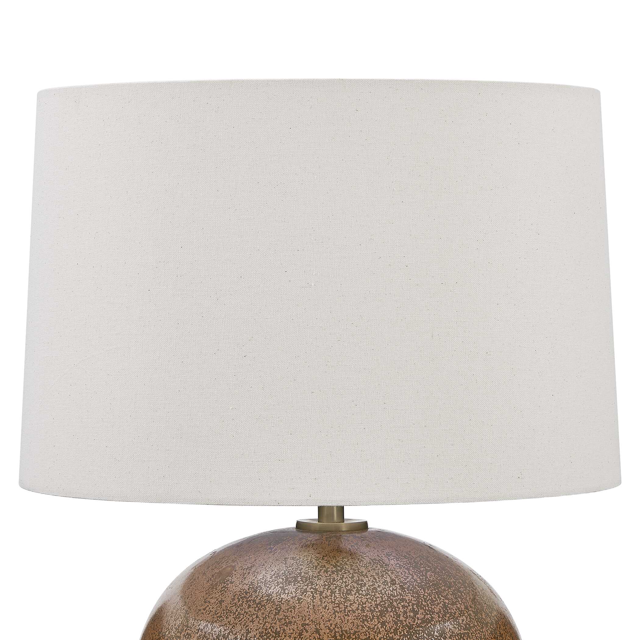 Uttermost Brownell Rust Brown Table Lamp