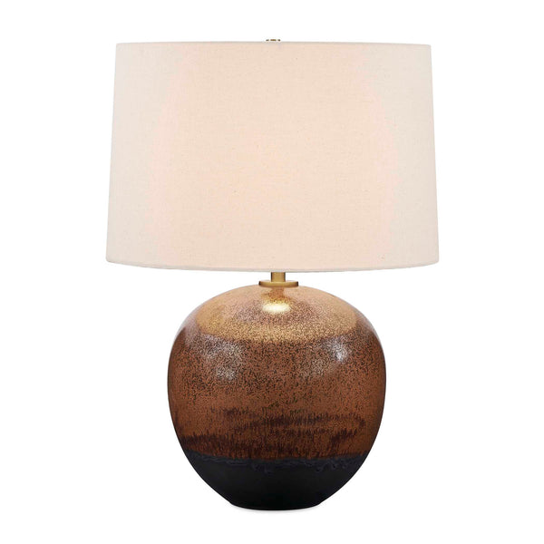 Uttermost Brownell Rust Brown Table Lamp