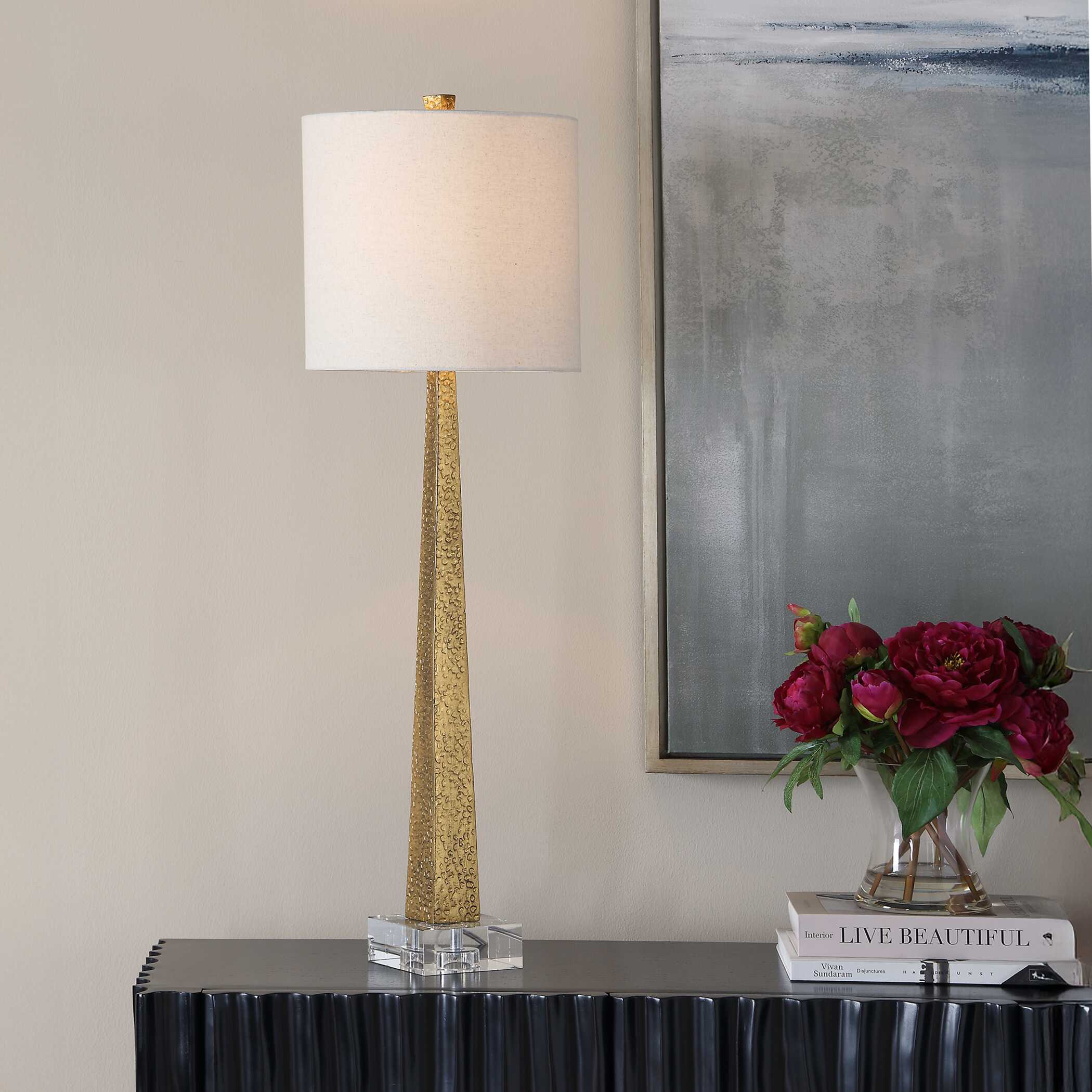 Uttermost Midas Gold Buffet Lamp
