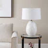 Uttermost Avery White Glaze Table Lamp