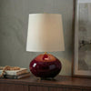 Uttermost Allemand Ruby Red Glaze Table Lamp