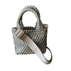 Ahdorned Leah Petite Metallic Woven Tote Assorted