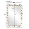 Uttermost Twist It Antique Brass Mirror