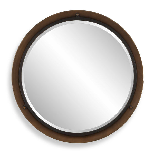 Uttermost Porthole Bronze Round Mirror