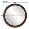 Uttermost Porthole Bronze Round Mirror