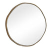 Uttermost Lowen Round Brass Mirror