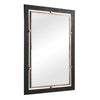 Uttermost Guerra Walnut & Brass Mirror