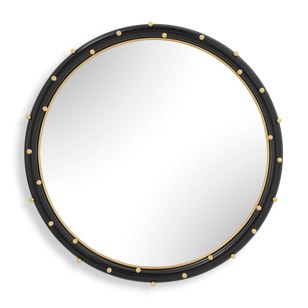 Uttermost Helia Brass Round Mirror