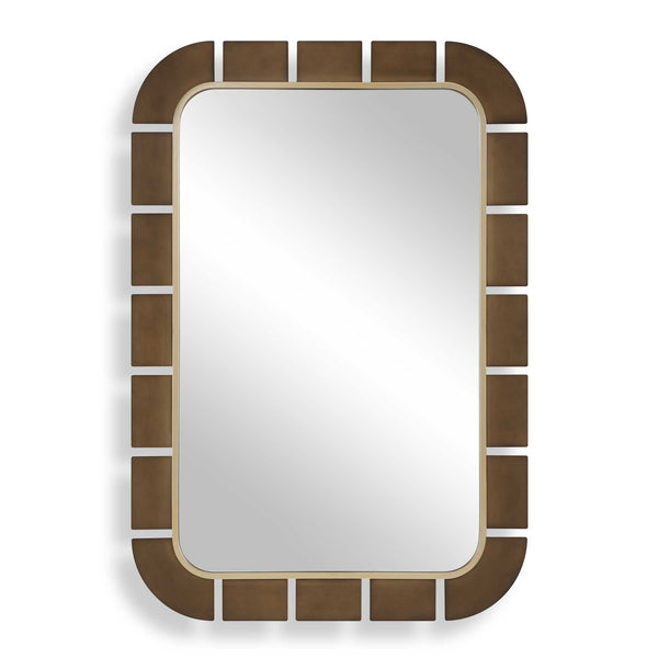 Uttermost Segment Dark Bronze Mirror