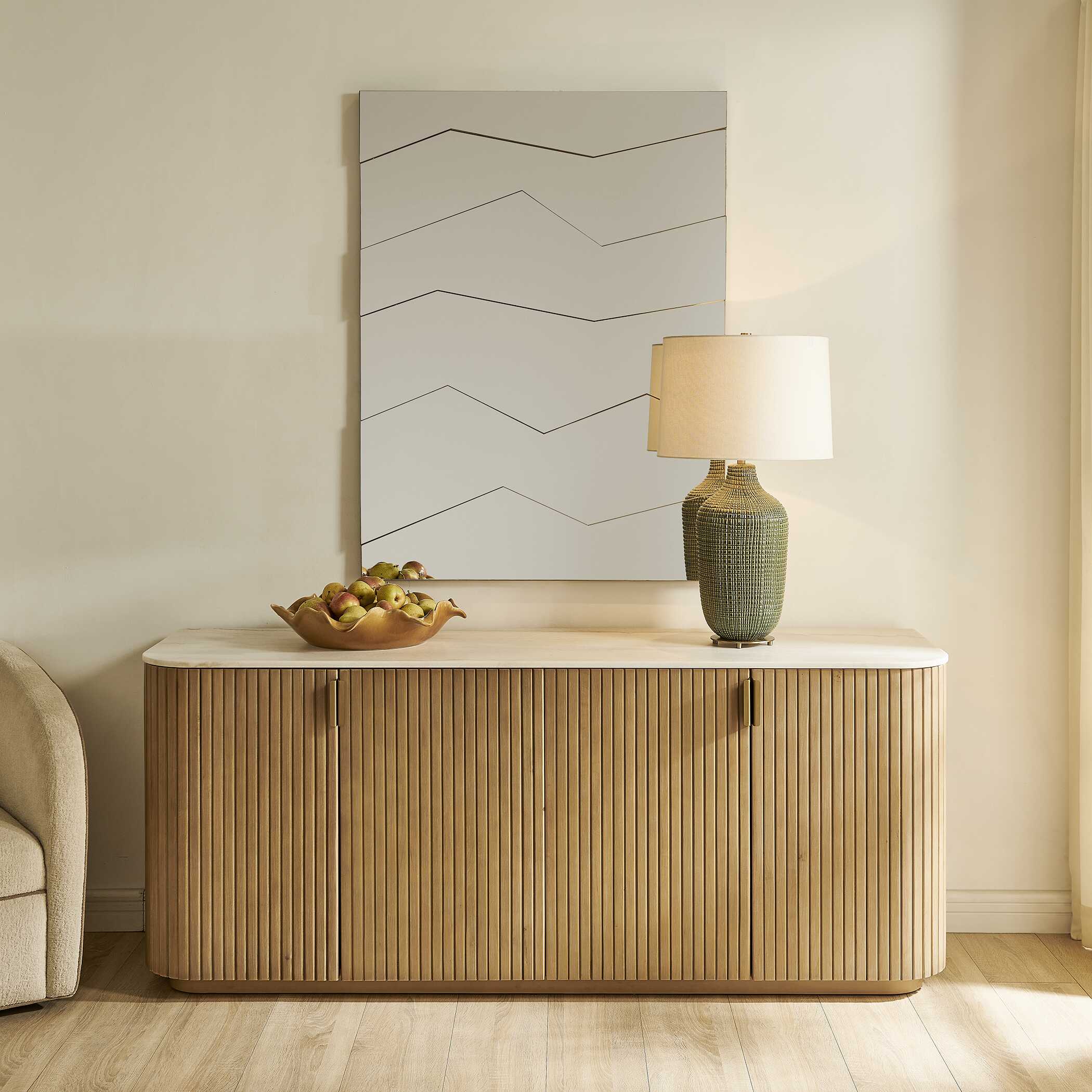 Uttermost Fracture Segmented Panel Mirror
