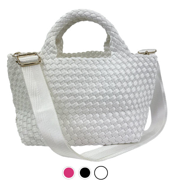 Ahdorned Molly Woven Satin Tote Assorted