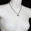 Michal Golan Small Black and Crystal Eye Necklace