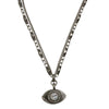 Michal Golan Small Silver Eye Necklace