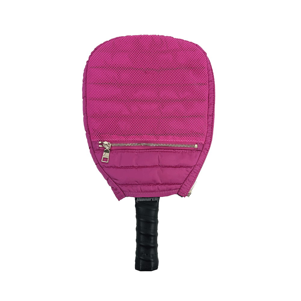 Poppy Quilted Puffer Pickleball Paddle Cover - Assorted