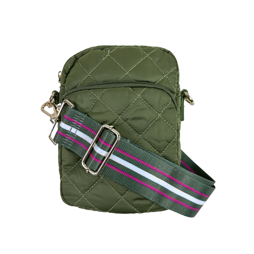 Ahdorned Macy Lightweight Quilted Nylon Crossbody