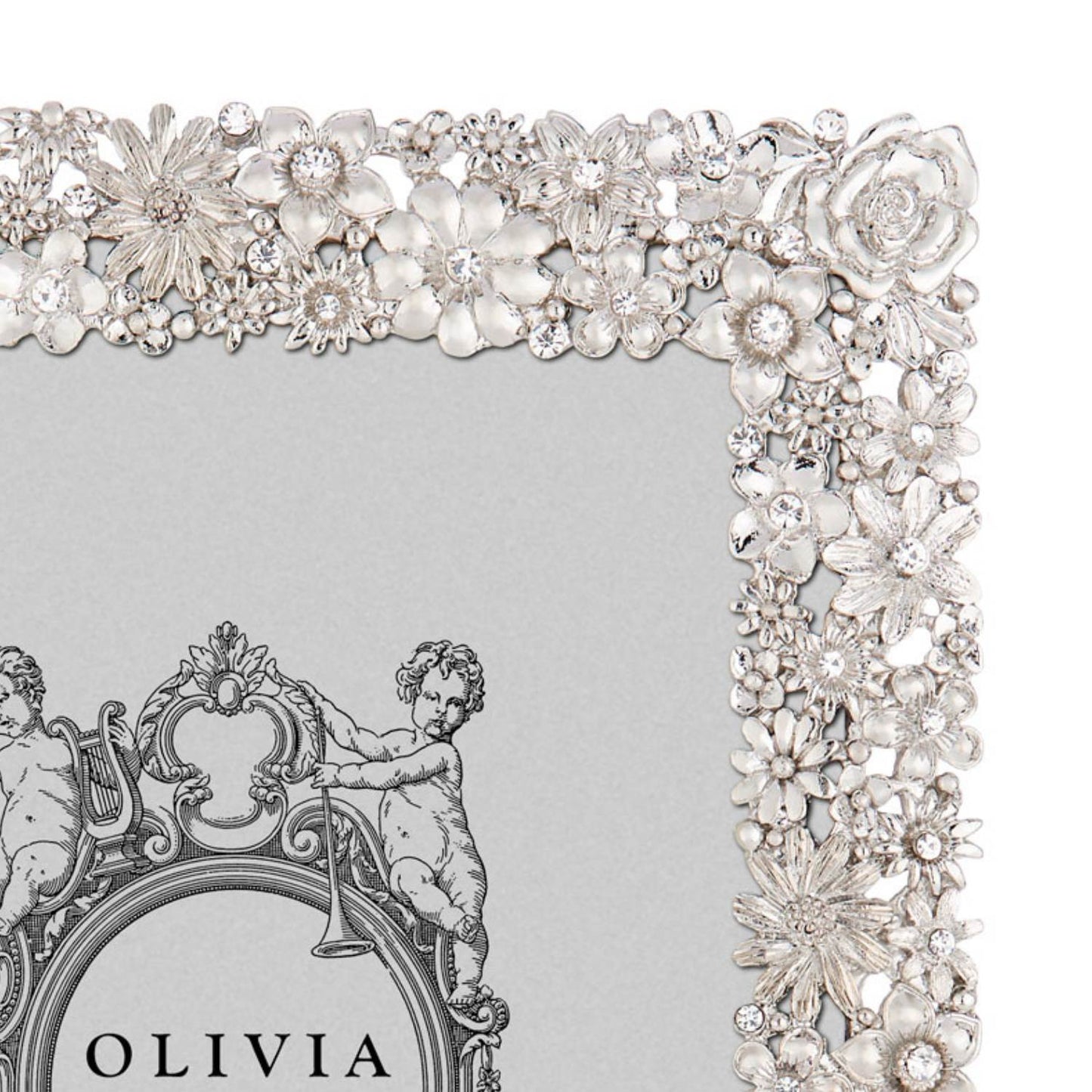 Olivia Riegel Silver Everleigh 5" x 7" Frame