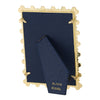 Olivia Riegel Gold Light Blue Enamel Clover Picture Frame 5" x 7"