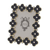Olivia Riegel Gold Black Enamel Clover Picture Frame 5" x 7"