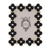 Olivia Riegel Gold Black Enamel Clover Picture Frame 2.5" x 3.5"