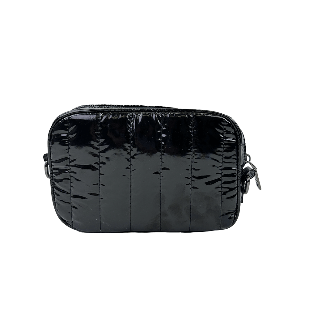 Ahdorned Ramona Quilted Liquid Nylon Crossbody Bag