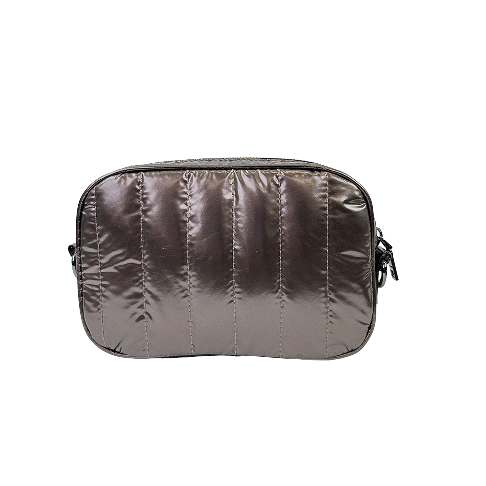 Ahdorned Ramona Quilted Liquid Nylon Crossbody Bag