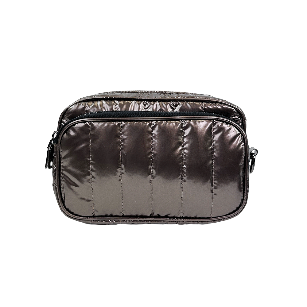 Ahdorned Ramona Quilted Liquid Nylon Crossbody Bag