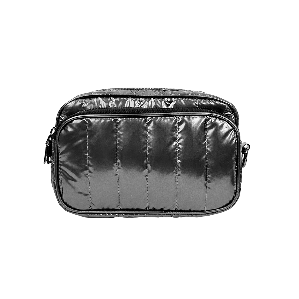 Ahdorned Ramona Quilted Liquid Nylon Crossbody Bag