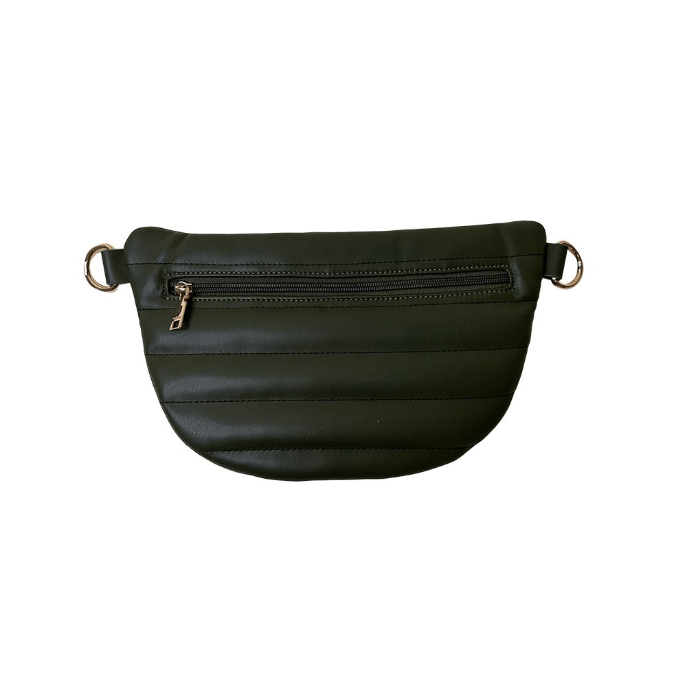 Ahdorned Sylvia Large Quilted Faux Leather Bum/Sling Bag